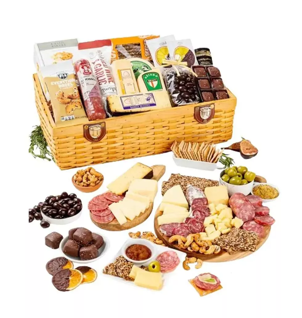 Gourmet Blissful Cheese And Charcuterie