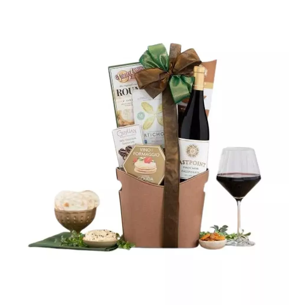 Sunset Vineyard Reserve Merlot Wine Gift Set