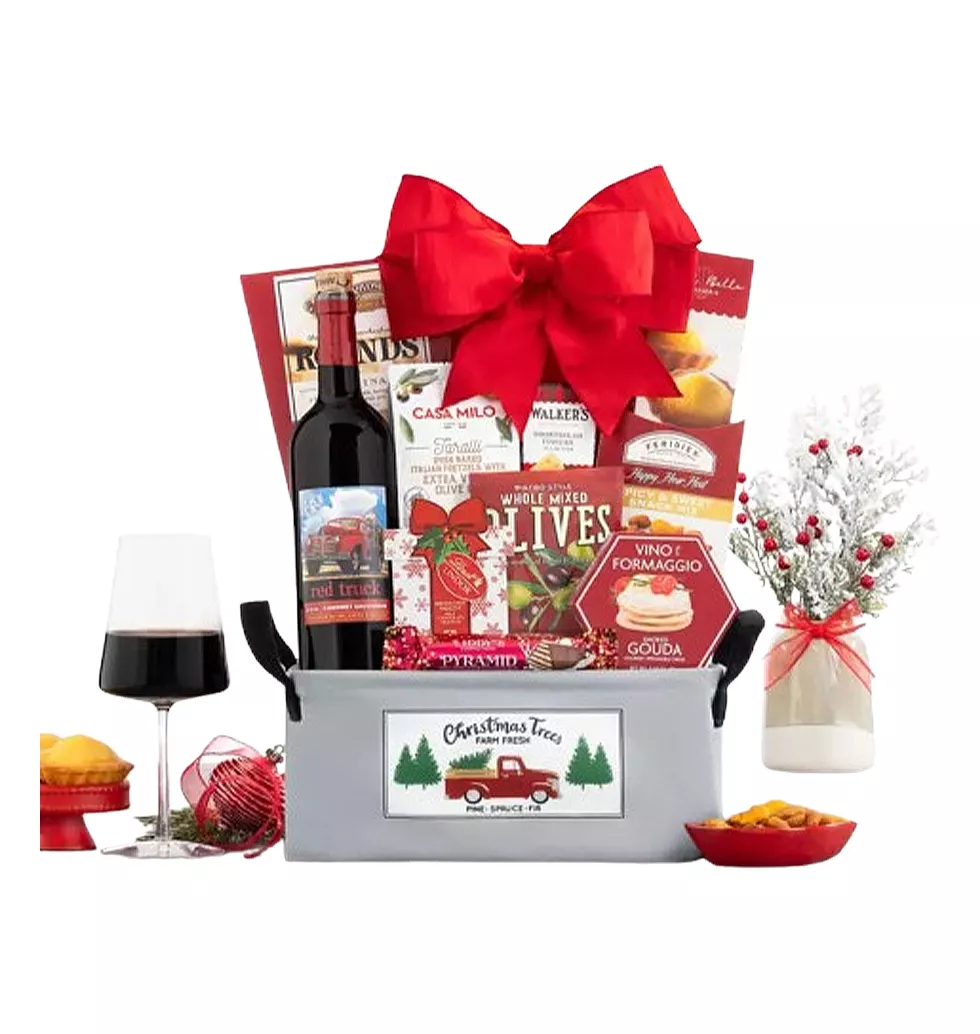 Festive Cabernet Gourmet Basket