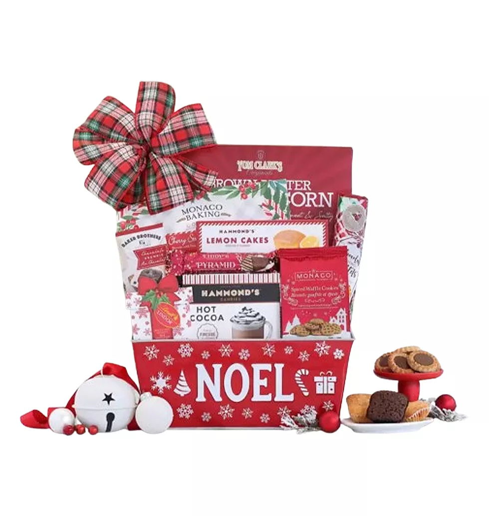 Sweet Surprises in a Noel Basket