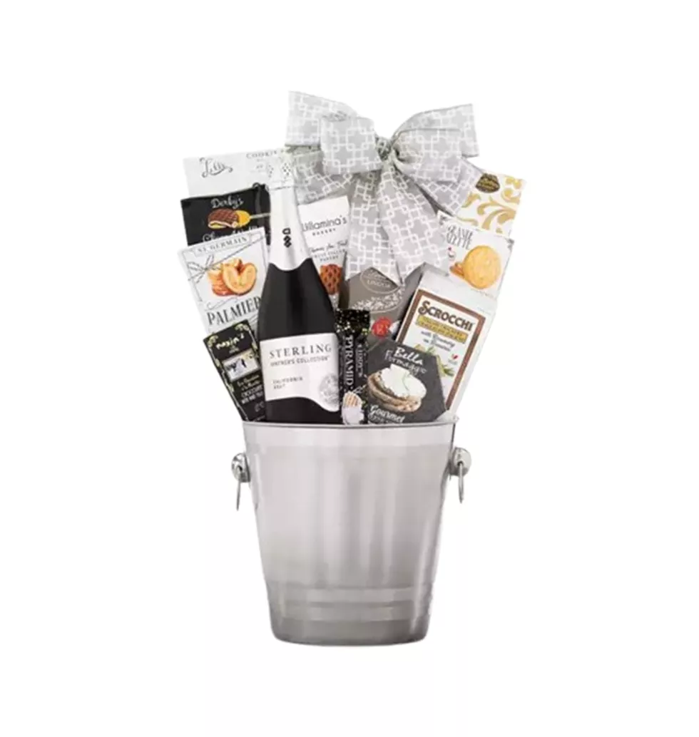 Wine and Chocolate Hamper Basket