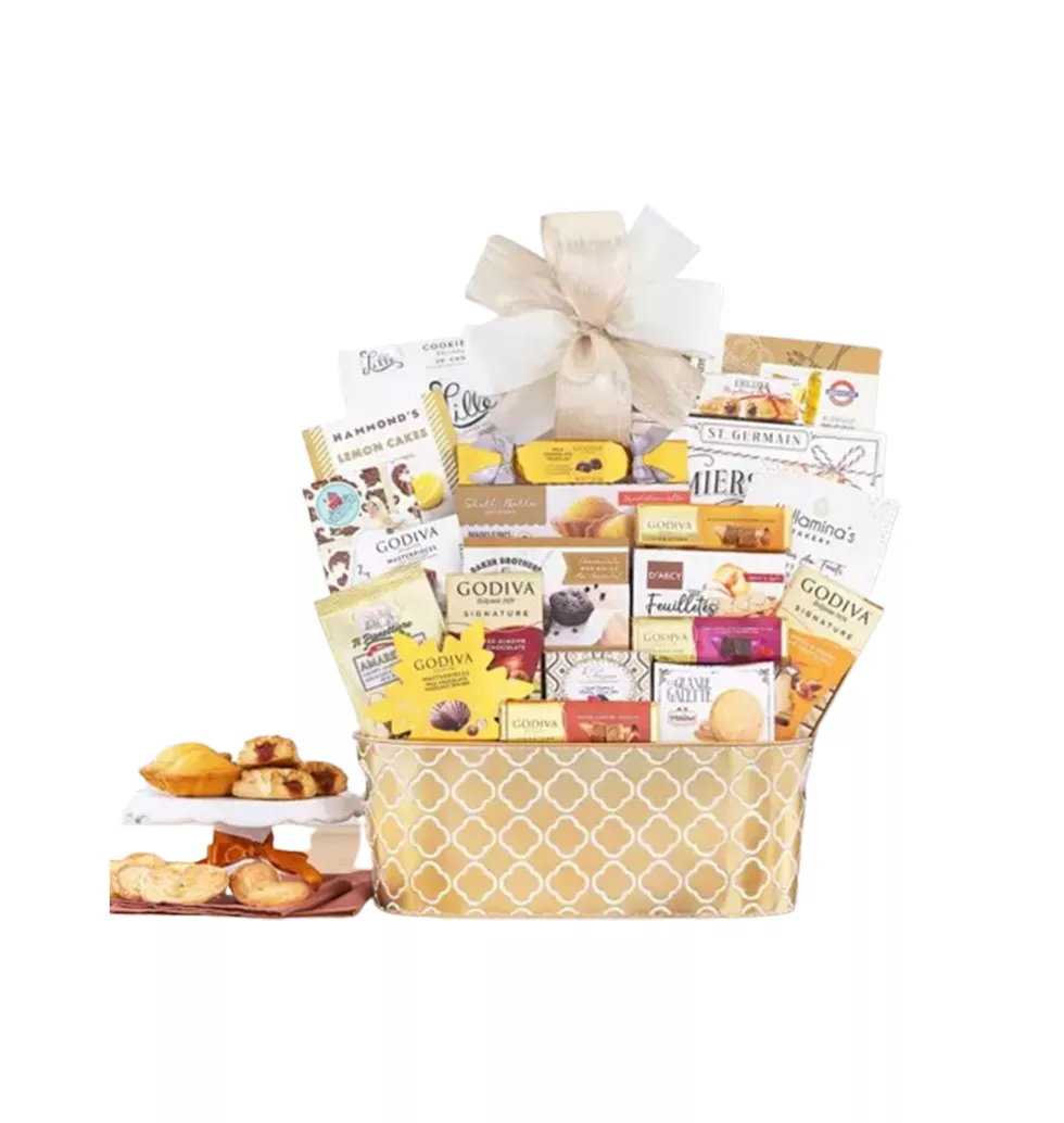 Irresistible Godiva and Sweet Treats Basket