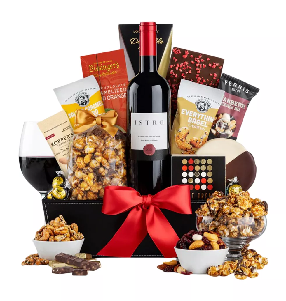 Gourmet Wine & Chocolate Gift Set