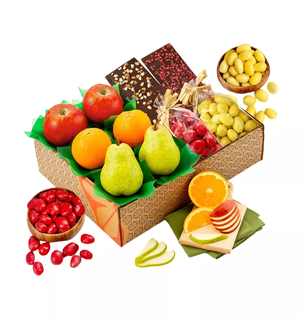 Fresh Fruits & Luxury Chocolates Box