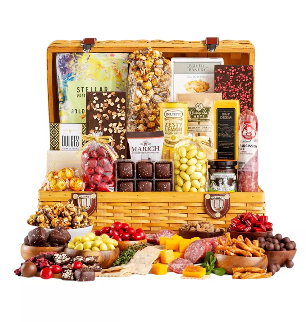 Decadent Snack Feast Gift Basket