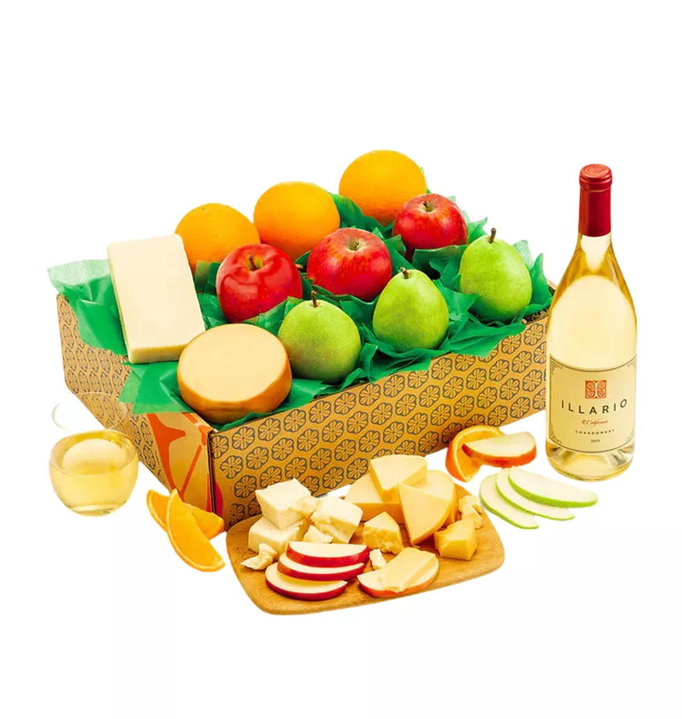 Orchard Fresh Fruit & Cheese Set