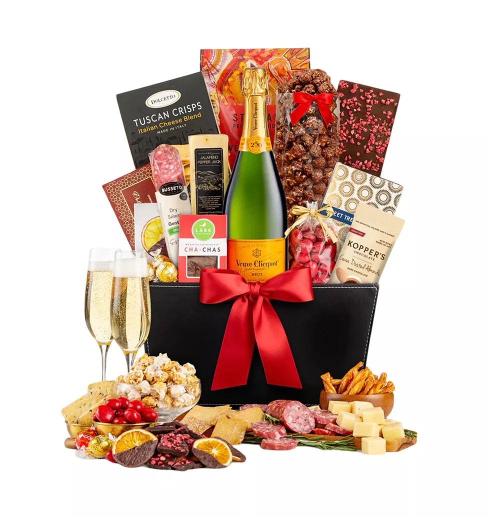 Sparkling Delight Champagne Basket